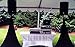 SKRIMS Super Flexible Speaker Stand Stretch Cover, Triple Sided DJ Scrim, Spandex Tripod Skirt with 3-Sides, Includes Travel Bag, Black