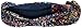Hugger Mugger Batik Yoga Mat Bag - Blue - beautiful pattern, durable 100% cotton, full lining, adjustable strap, 2 extra zipper pockets