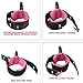 Baby Anti lost Wrist Link 2.5m Toddlers Safety Harness Leash Child Tether Velcro Band Kids Straps Rope for Children Babies with Parents (98 inch) by Elekmall (2.5m, Pink)