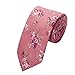 AUSKY 4 Packs Skinny Neckties for Men Boys, 2.35'' Wide Slim Ties in Different Textured Style Mixed set