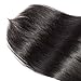 Rechoo 6A Grade Brazilian Virgin Remy Hair Bundles Straight, Rechoo Hair Weave Unprocessed Human Hair Extension Silky Straight 3 Bundles 300g Natural Black 14