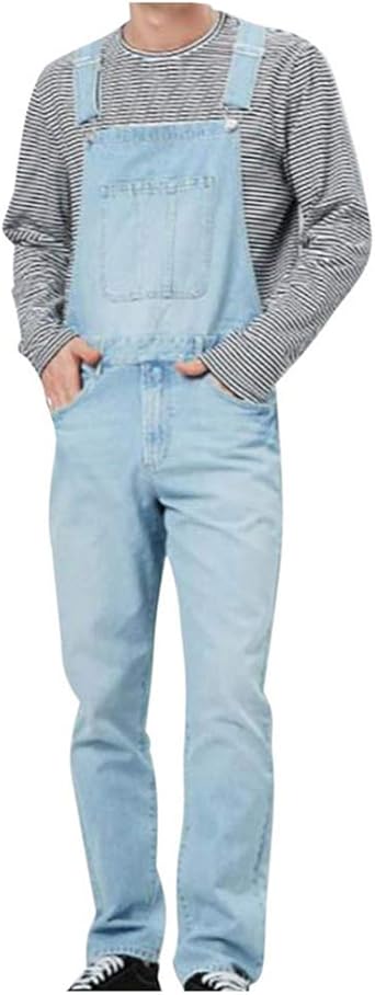 denim dungarees loose fit