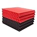 Foamily 12 Pack- Red/Charcoal Acoustic Panels Studio Foam Wedges 1
