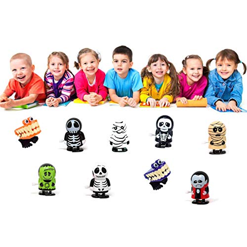 Anditoy 9 Pack Halloween Wind Up Toys for Kids Party Favors Goody Bag Fillers