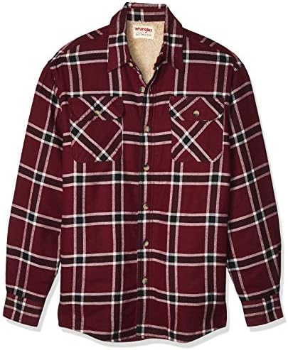 wrangler sherpa flannel