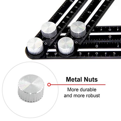 image for Amenitee Angle Layout Measuring Ruler|Universal Angularizer Ruler - Fu