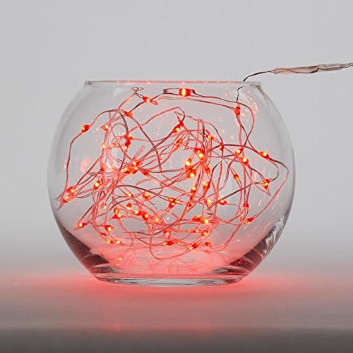 Winter Lane 3-pack 12' Micro LED Light Strings with Tealights - Red
