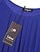 Laksmi Women's Summer Casual Front Pleat Cool Tank Dress (XX-Large, Royal Blue)