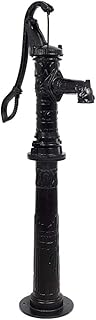 vidaXL Handschwengelpumpe mit Ständer Gusseisen Schwengelpumpe Gartenpumpe