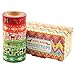 Wise Bird Fun Gift Wrap Decorative Fun Colored Washi Tape Sticky Paper Masking Adhesive DIY Tape, Office Class School Birthday Scrapbook Craft Tape, 32ft/roll, Set of 6 - W01