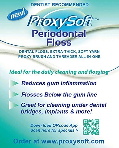 ProxySoft Periodontal Floss - 100 Travel Packs (500 Strands)