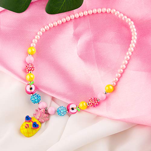 1 SkyWiseWinchunky+Necklace+Pineapple+Pendant+Bracelet