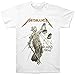 Metallica Men's Justice White T-shirt White