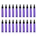 20 Pack Set 10ML Protable Refill Bulk Atomizer Spray Travel Perfume Bottle Hydrating Empty Bottle (Purple)