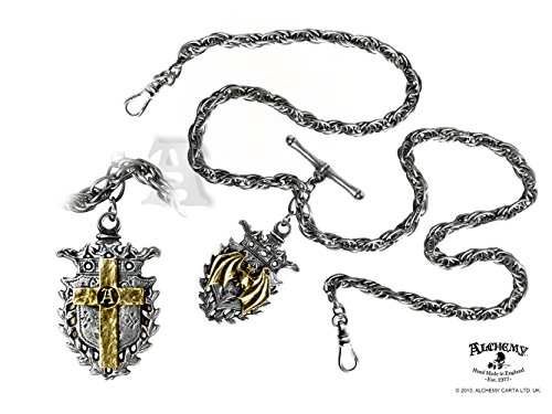 Magistus' Double-Albert Wallet Chain by Alchemy Gothic