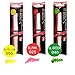 Zig Wink of Stella Brush,(No025 Glitter Pink) & (No040 Glitter Green) & (No050 Glitter Yellow) Color 3pcs -Value Set
