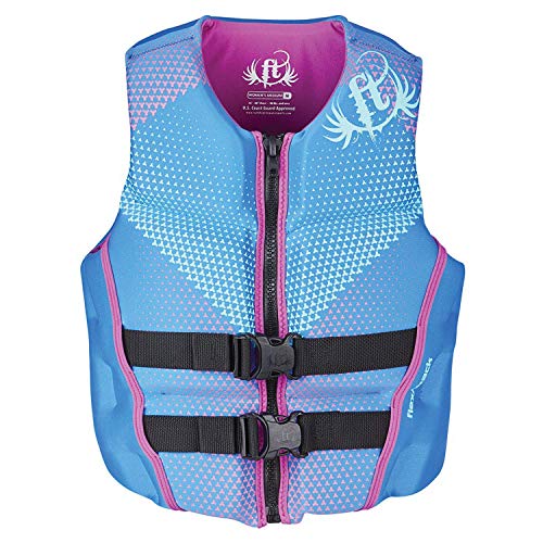 Full Throttle Blue MED 142500-500-830-19 Adult Women's Rapid-Dry Flex-Back Vest-Medium