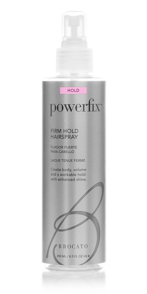 Brocato Powerfix Firm Hold Hairspray, 8.5oz, by Beautopia Hair (80% VOC)
