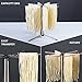 Pasta Drying Rack | Foldable for Easy Storage | Quick Set-Up | Rotary System & Easy to Transfer | Anti-Slip Feet | Detachable for Easy Cleaning - by Kitchendao