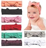 Baby Headbands Turban Knotted, Girl's Hairbands for Newborn,Toddler and Childrens