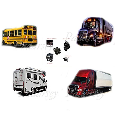 image for Padarsey 12V 24V Vehicle Backup Camera System Rear View Camera Support