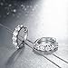 J.Rosée Women Classic 925 Sterling Silver High Polished Cubic Zirconia Small Hinged Hoop Earrings Christmas Jewelry Gifts Black Friday