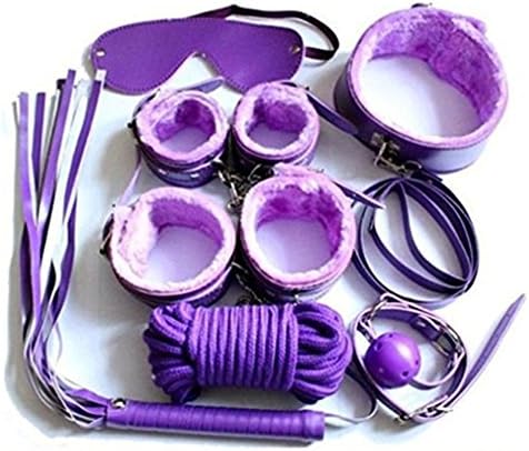 Nhmpretty 7/pc Cosplay Emo Gothic Costume Set (Purple)