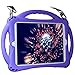 TopEsct Kids Case for iPad 9.7 inch 2018/2017 Kids iPad Air, Soft Silicone Childproof Handle Stand Case for iPad 5th Gen(2017),iPad 6th Gen(2018) and iPad Air(2013) (Violet)