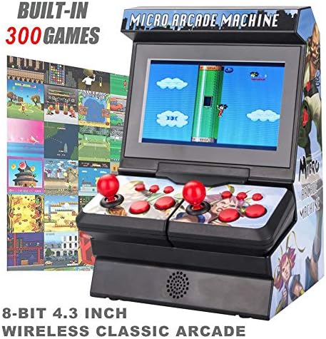 Desirabely New Entertainment Leisure FC Mini Arcade Handheld Game Console 8-bit Wireless Large Screen Neutral Handheld (carton)