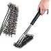 Expert Grillers - Barbecue Grill Brush - Perfect for your Char-Broil Grill - 3 in 1 Stainless Steel Bristles - Perfect Cleaner for Grill Cooking Grates and Racks