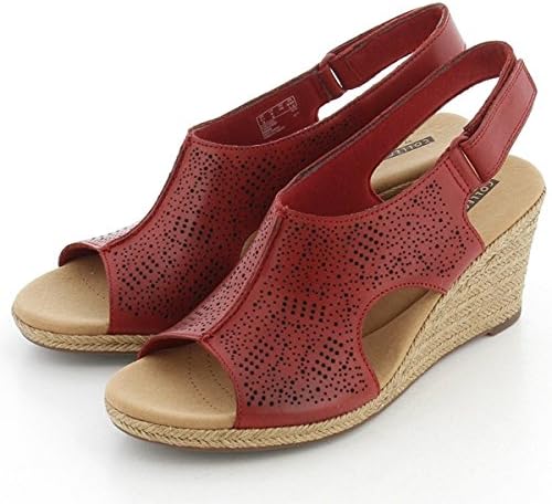 Amazon クラークス レディス Clarks Lafley Rosenクラークス Clarks サンダル レッド 45 23 5 Clarks クラークス レディス ファッションサンダル