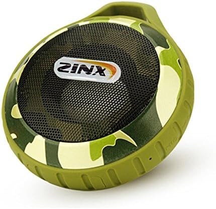 Zinx Waterproof Bluetooth Speaker,Portable Bluetooth Speaker, with Waterproof &amp; Dustproof, Shockproof Design, Built-in Mic, USB Charging Port, 8 Hours Playtime - TP-01 (Camouflage)