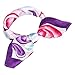 b.m.c BMC 12pc Women's Silky Scarf Square Mixed Pattern & Colors Fashion Accessory Set - Trendy Swirls Pack