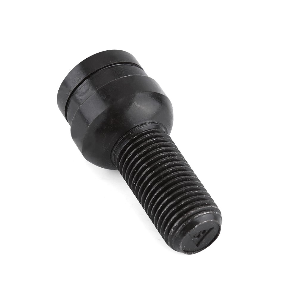 Duokon Steel Wheel Bolts, M14x1.5, Black, 4+1 Set including Key for Audi Bora, Golf, Jetta, Magotan, Beetle, Passat - Image 4