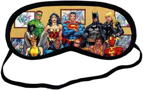 Superhero Wonder Woman Superman Batman Sleeping Mask Comfortable Face Blindfold Cotton Soft Smooth Eyes Sleeping Mask Easy Carry For Travel or Office