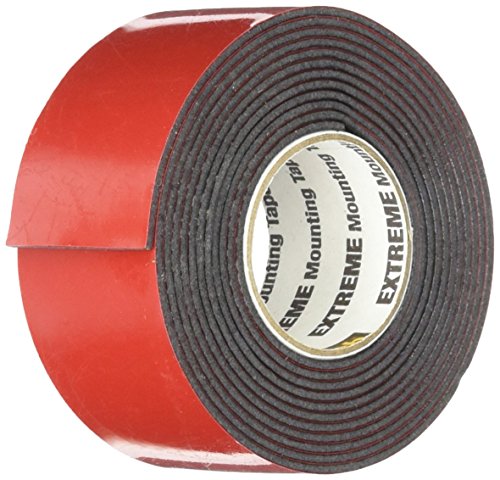Scotch extreme mounting tape, 1 by 60-inch, black