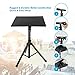 Pro 28″- 46″ Universal Device Stand – DJ Laptop Projector Stand, Height Adjustable Laptop Stand, Computer DJ Equipment Studio Stand Mount Holder, Good For Stage or Studio – Pyle PLPTS4thumb 1