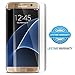 Galaxy S7 Edge Screen Protector [Full Coverage],iVoler [2-Pack] [3D Full Curved Edge] [No Bubble] [Ultra Clear] Premium PET Film Screen Protector for Samsung Galaxy S7 Edge,