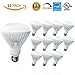 LED BR30 Dimmable Flood Bulb, 65W Replacement - 8.5 Watt - 650 Lumens - 2700K Soft White - Indoor/Outdoor Rated - UL Energy Star, 12-Pack