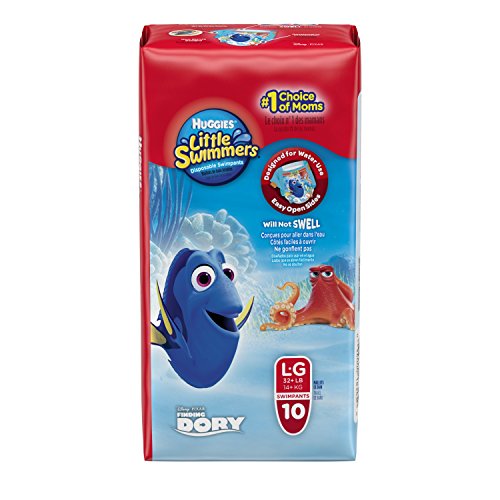 Huggies Little Swimmers Disposable Swim Diapers, Swimpants, Size 5-6 Large (over 32 lb.), XX Ct. (Packaging May Vary)