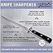 Cooking Pleasures Knife Sharpener Professional Grade Stainless Steel Never Dulls, 14 Inch