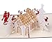 Bluboon 3D Greeting Cards Papercraft 7 Pack Holiday Birthday Pop Up Cards Gift