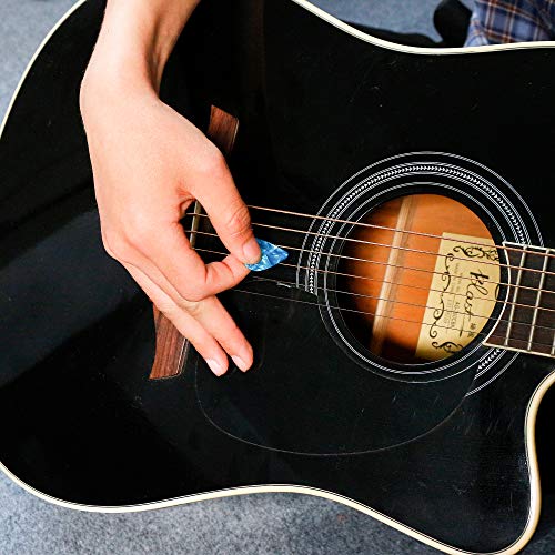 58PCS Guitar Strings Changing Kit Tool Kit Accessories Including Guitar Acoustic Strings Guitar Tuner Guitar Picks Capo Thumb Picks String Winder Bridge Pins Pin Puller String Cutter for Beginner - Thumbnail 3