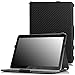 Moko Samsung Galaxy Tab PRO 10.1 Case - Slim-Fit Multi-angle Folio Cover Case for Galaxy Note 10.1 Inch 2014 & Tab Pro 10.1 Tablet, Carbon Fiber BLACK (NOT Fit Tab 4 10.1 & Tab 10.1 & Tab2 10.1)