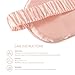 Jenleestar Natural Silk Sleep Eye Mask - 100% of The Blindfolded Sleep Mask, Soft Eye Cover Eyeshade for Night Sleeping, Travel, Nap - Best Night Blinder Eyeshade for Men Women