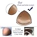 Removable Sports Bra Pads Women's Push Up Bra Pads Inserts 2 Pairs for A B C Cups Beige By Nimiah