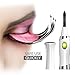 Heated Eyelash Curler with Comb Design Rechargeable, Electric Eyelash Curler (white)