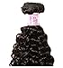 Beauty Forever Brazilian Curly Hair 1 Bundle 95-100g Hair Weave 100% Unprocessed Human Virgin Hair Extensions Natural Color Can Be Dyed And Bleached (26 inch)
