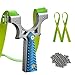 Tongtu Stainless Steel Slingshot with 2 Rubber Bands 50 Slingshot Ammos for Hunting Adult Outdoor Catapult Slingshot with Sight