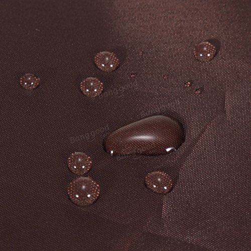 Tles - Tent & Tent Accessories - 260x70cm Brown Waterproof Garden Patio Parasol Umbrella Outdoor Canopy Protective Cover Sunshade Terrace Umbrella Concealment Brownness - 1PCs